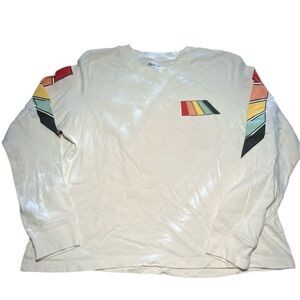 MADEWELL x FREE & EASY® RAINBOW GRAPHIC LONG-SLEEVE TEE - size M